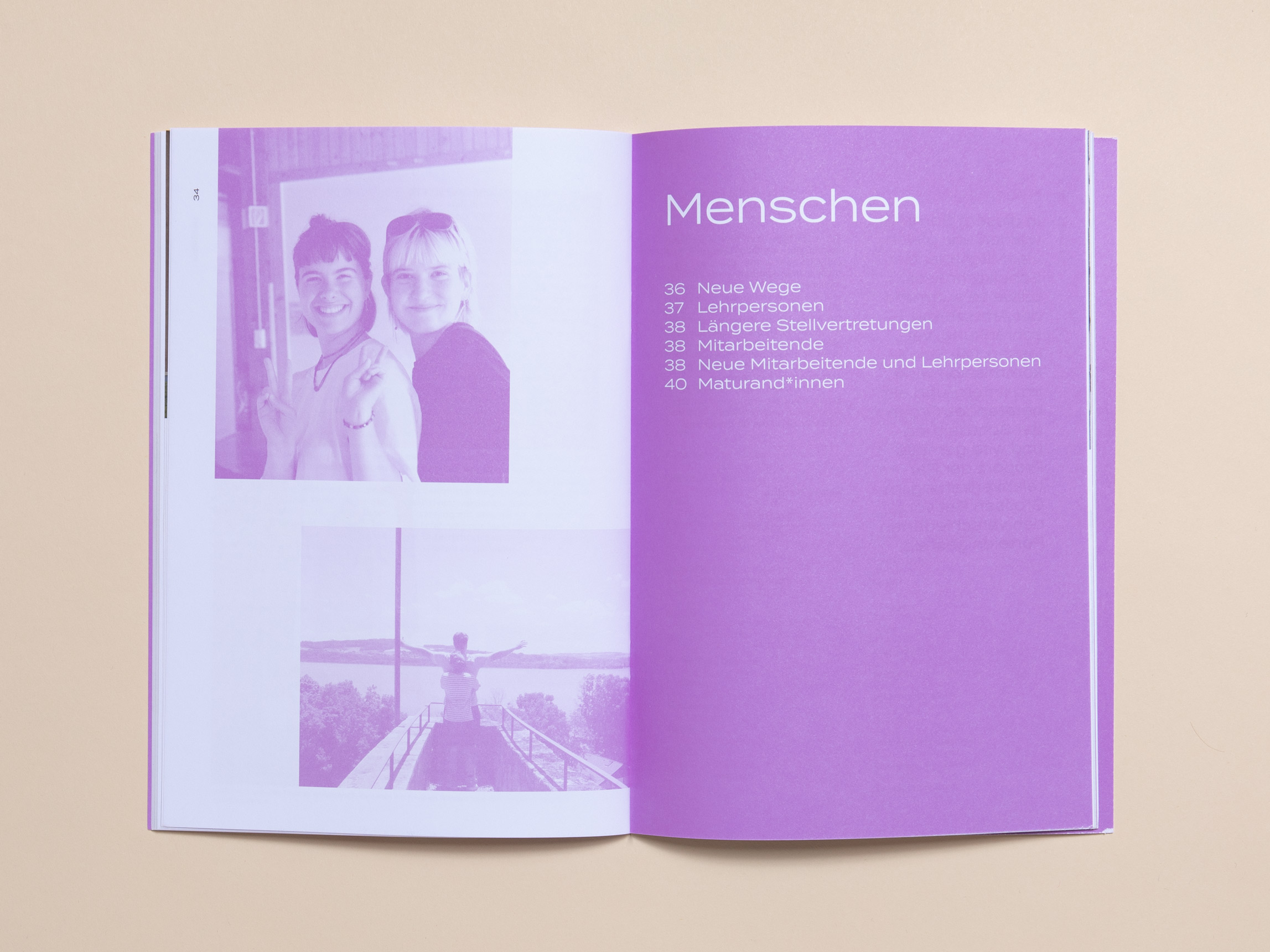Gymnasium Hofwil Jahresschrift Layout Nulleins Bern