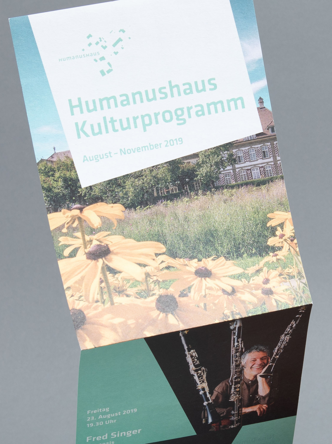 Stiftung Humanushaus, Kulturprogramm, Nulleins Kommunikationsdesign, Bern